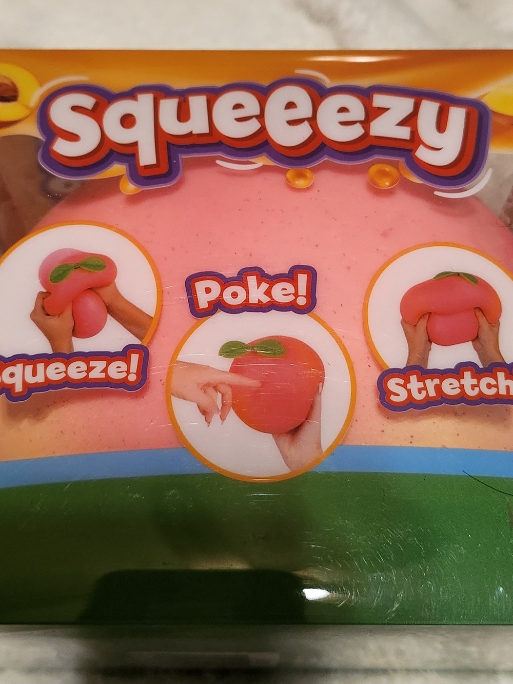 Pink Stretch & Squeeze Kids Squish Toy